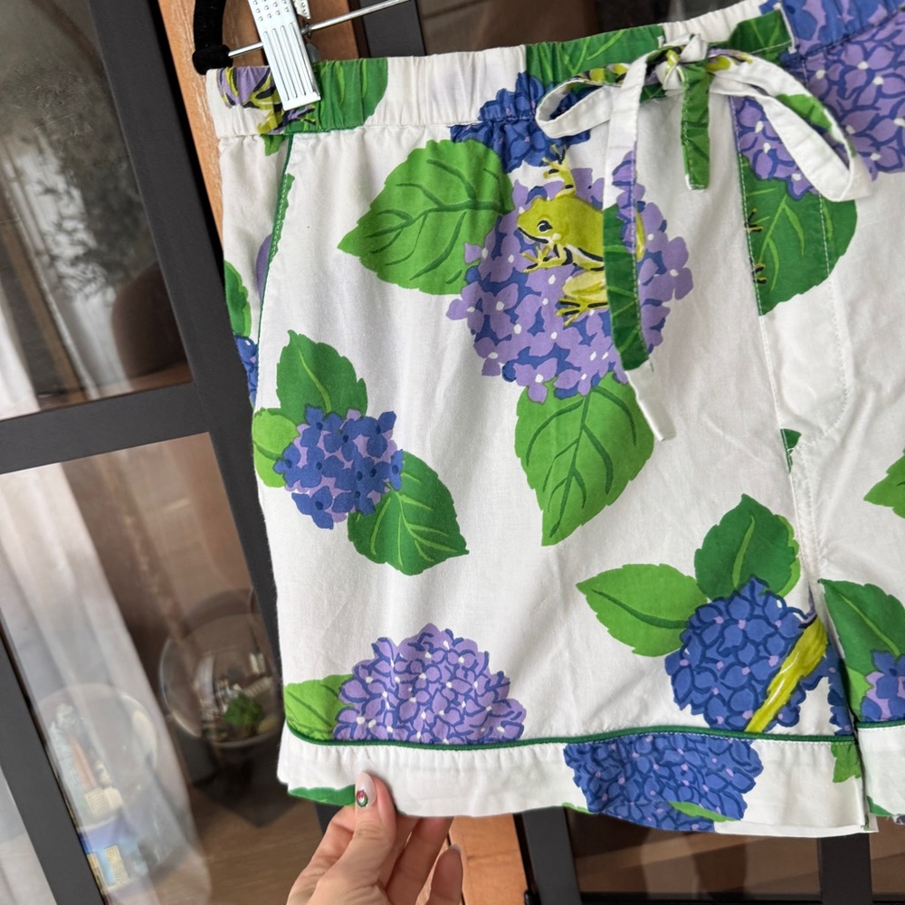 Printfresh Hydrangea Hideaway Pajamas Shorts Slee… - image 5